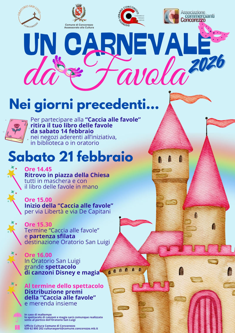 carnevale favola concorezzo