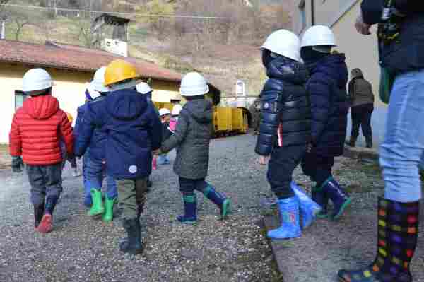 visita bambini miniera Marzoli Pezzase visita bambini miniera Marzoli Pezzase
