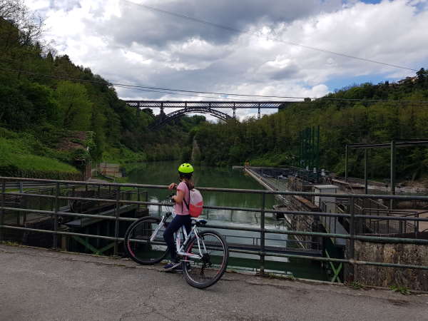 ciclabile adda bambini ponte paderno