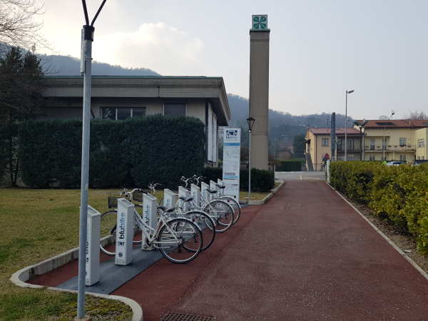 punti bike sharing lungo la ciclabile di garlate olginate