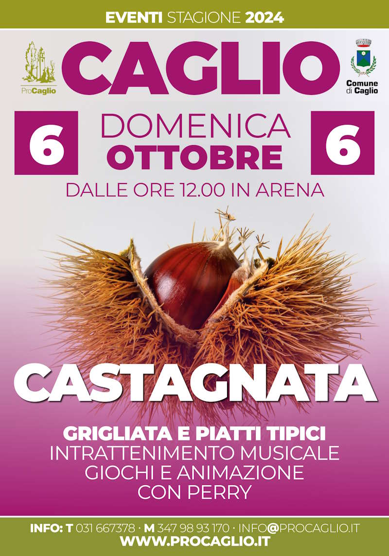 CASTAGNATA CAGLIO ottobre