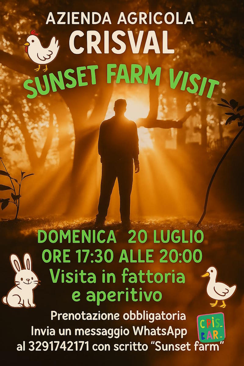 sunset fattoria crisval