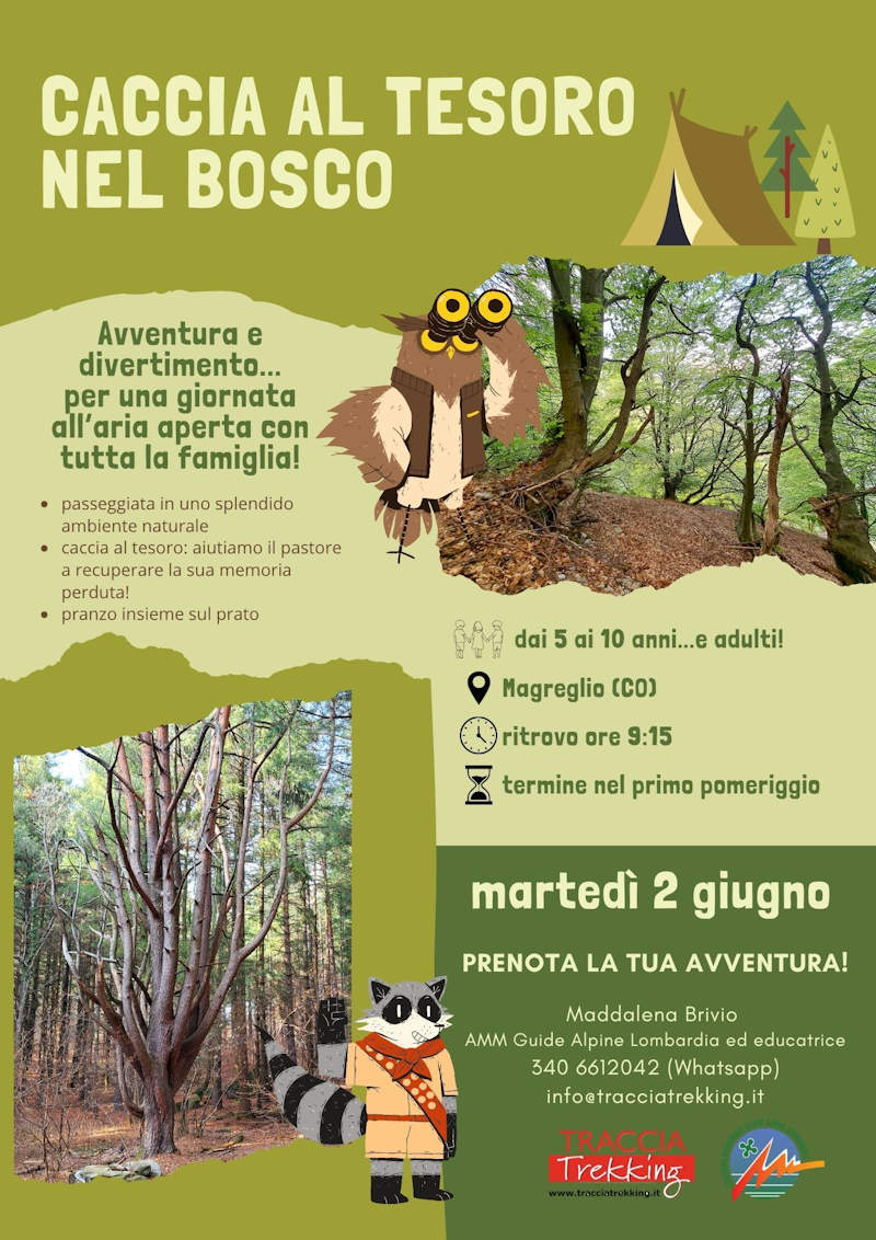 CACCIA AL TESORO bosco giugno26 2