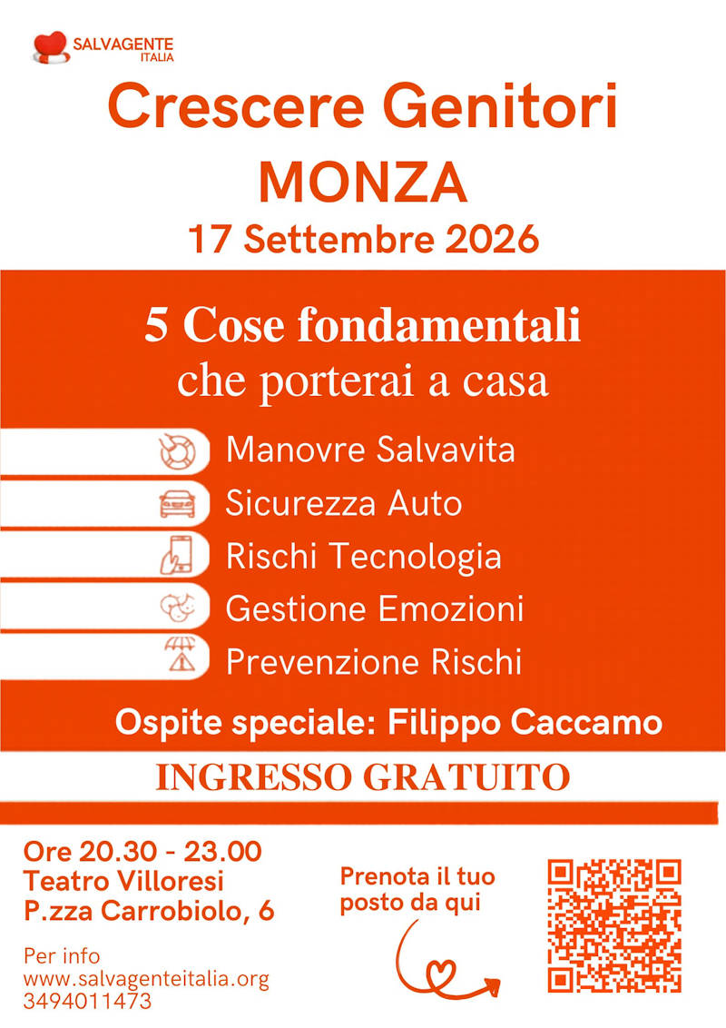 CRESCERE GENITORI Monza 26 set