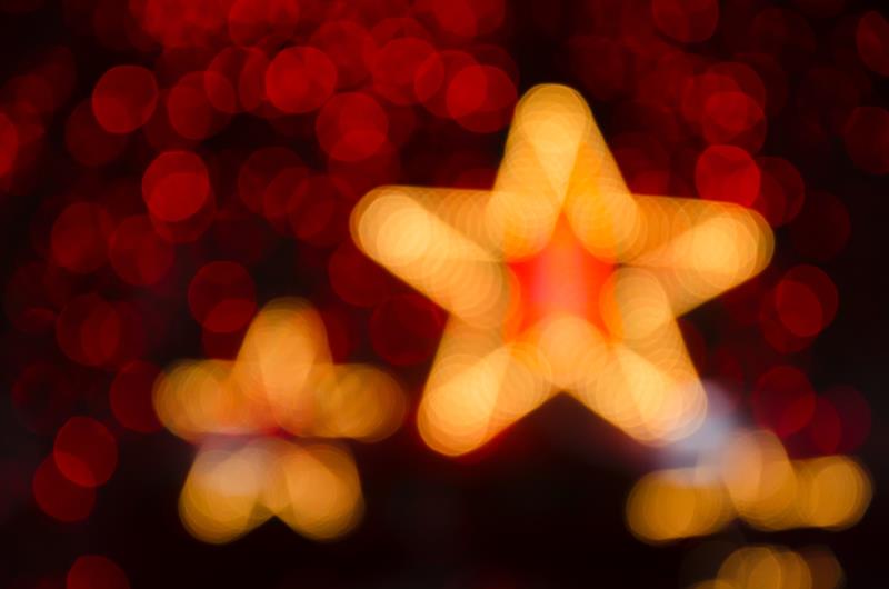 natale stelle luci