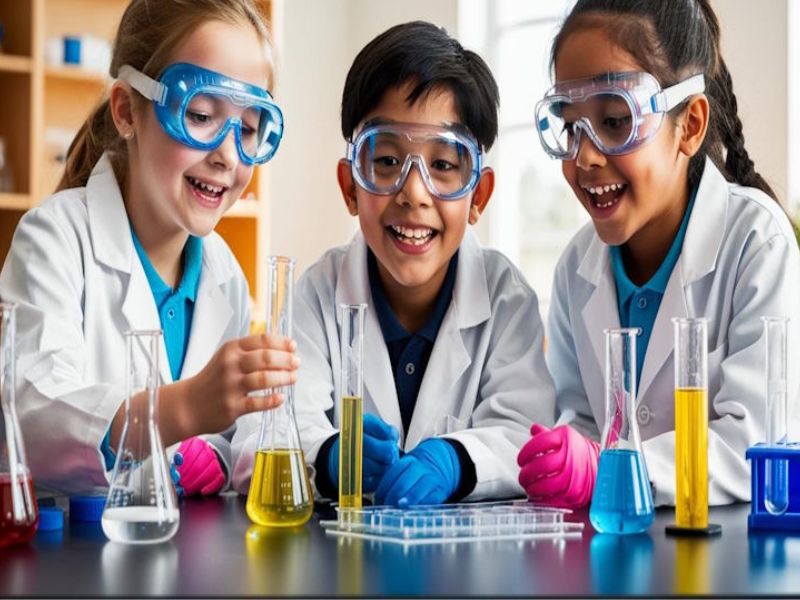 laboratorio chimico bambini